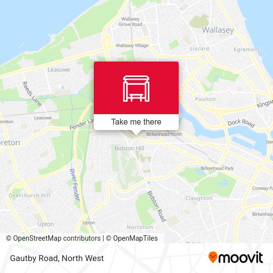 Gautby Road map