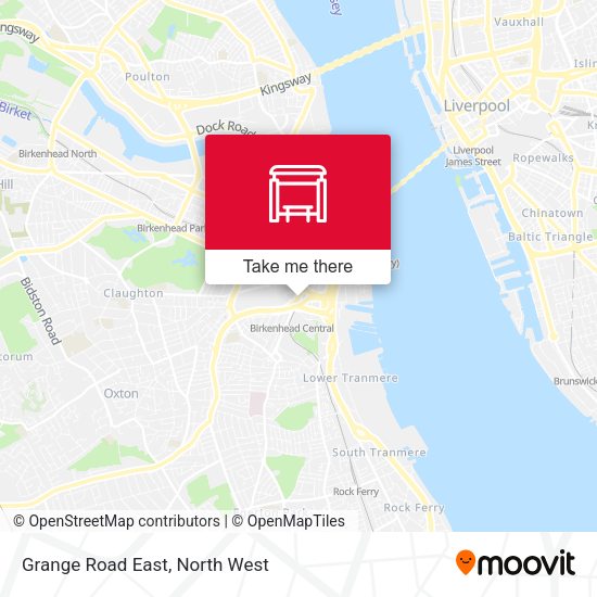 Grange Road East map