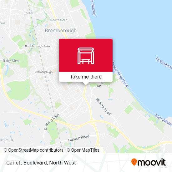 Carlett Boulevard map