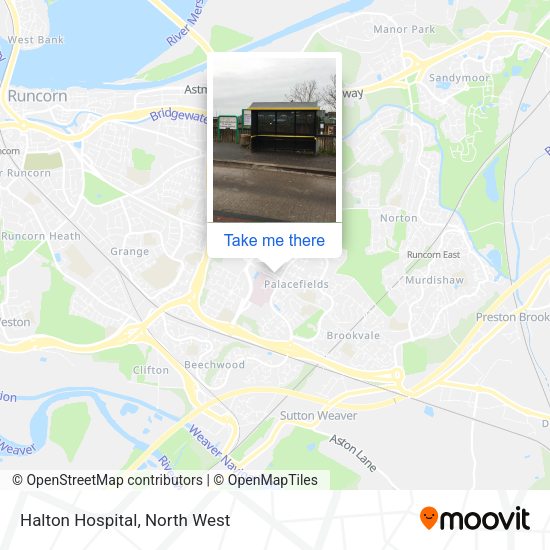 Halton Hospital map