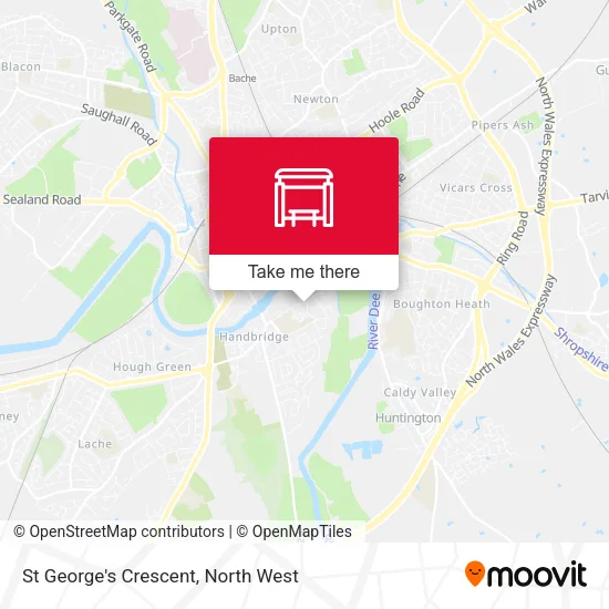 St George's Crescent map