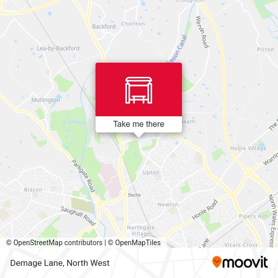 Demage Lane map