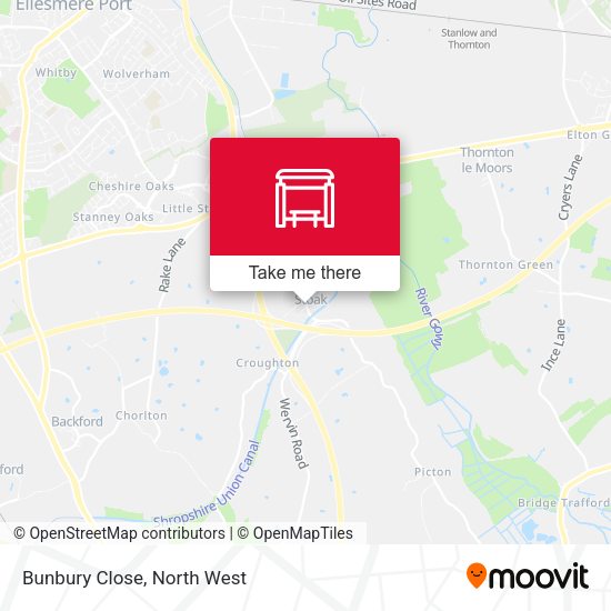 Bunbury Close map