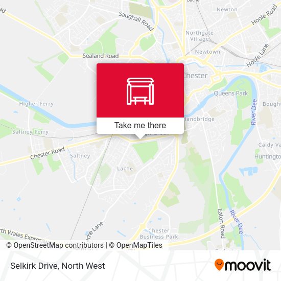 Selkirk Drive map