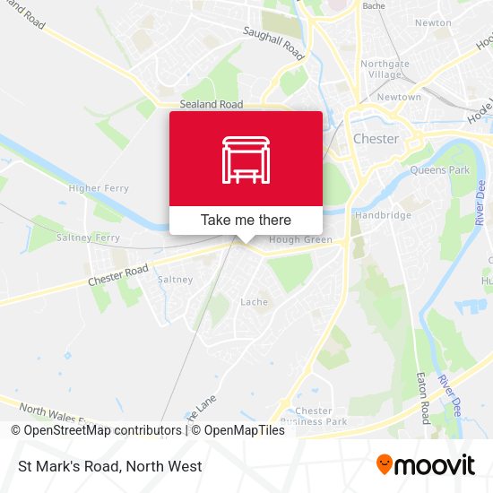 St Mark's Road map