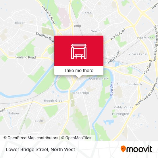 Lower Bridge Street map