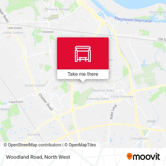 Woodland Road map