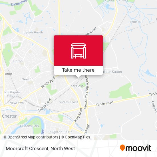 Moorcroft Crescent map