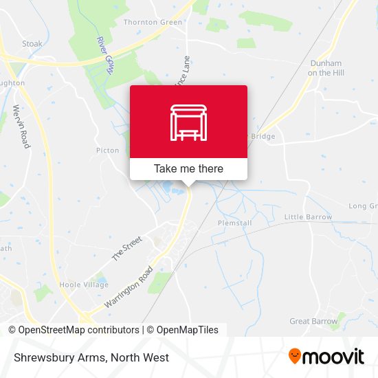 Shrewsbury Arms map