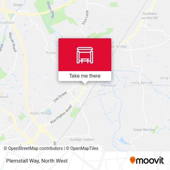 Plemstall Way map