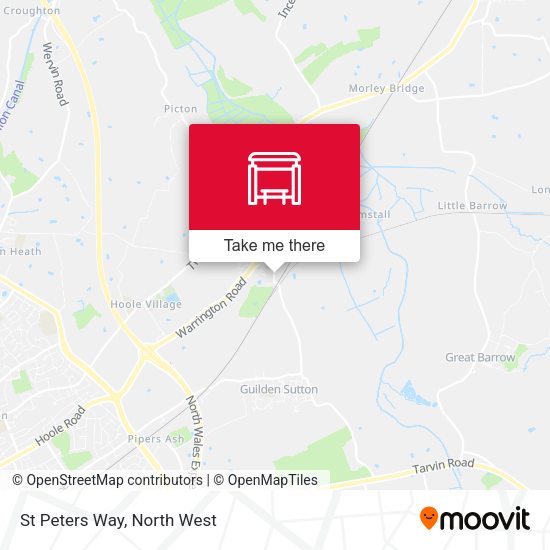 St Peters Way map