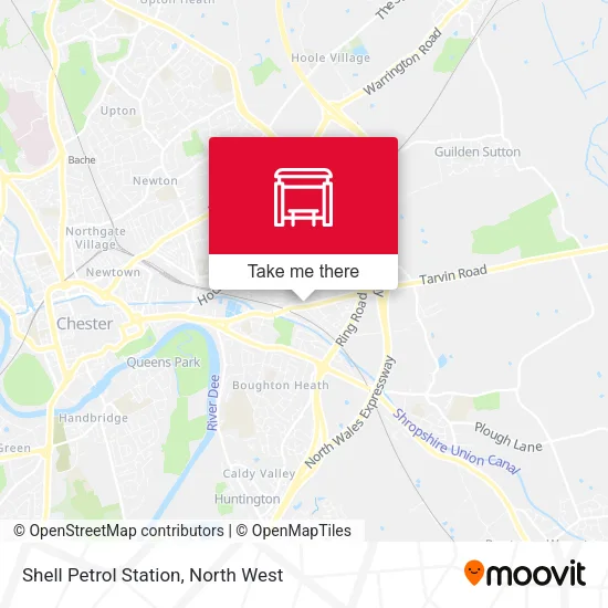 Shell Petrol Station map