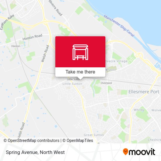 Spring Avenue map