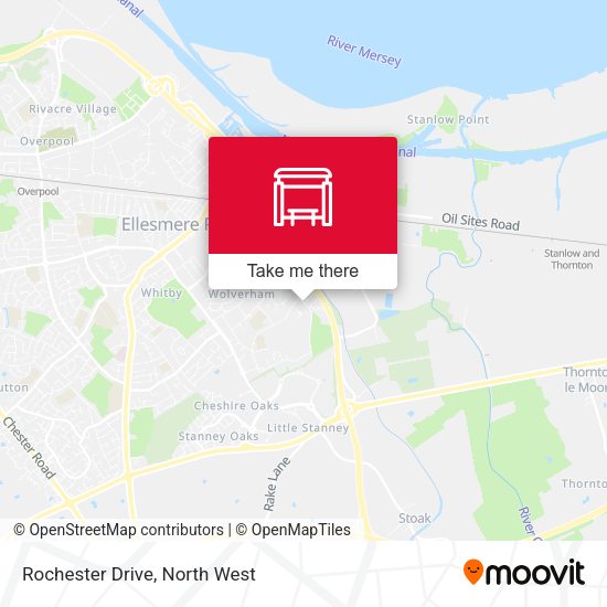 Rochester Drive map
