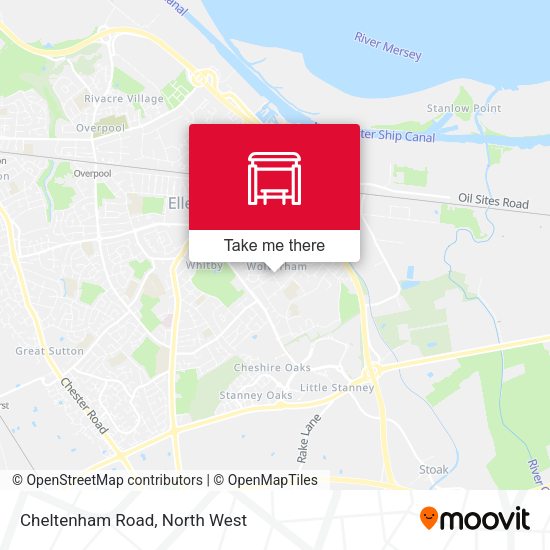 Cheltenham Road map