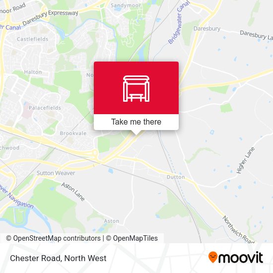 Chester Road map