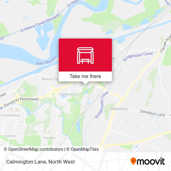 Calmington Lane map