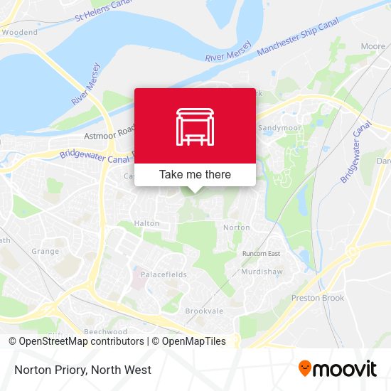 Norton Priory map
