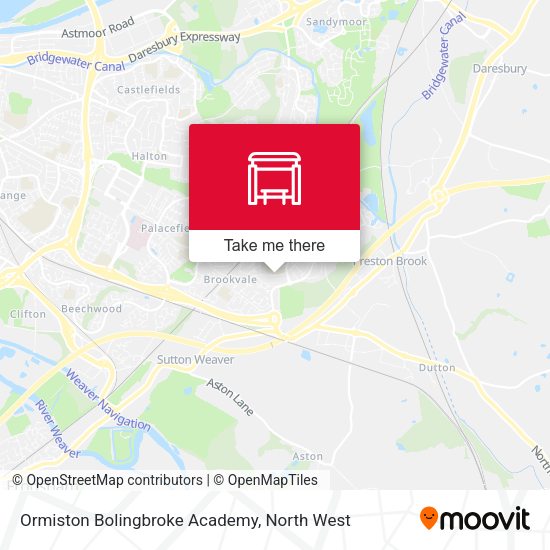 Ormiston Bolingbroke Academy map