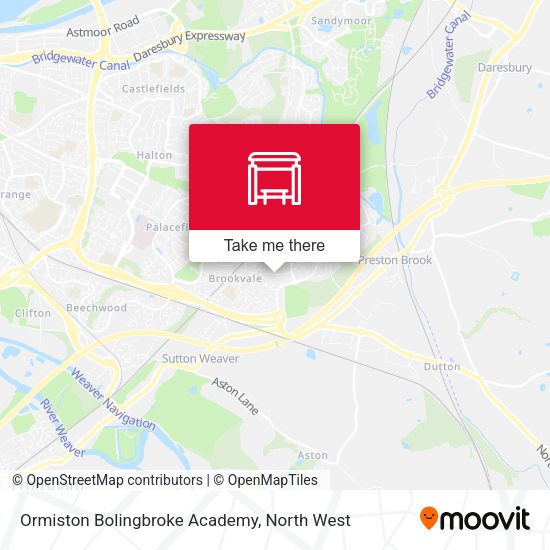 Ormiston Bolingbroke Academy map
