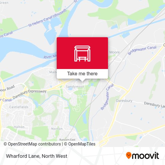 Wharford Lane map