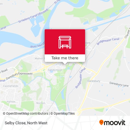 Selby Close map