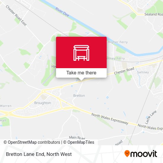 Bretton Lane End map