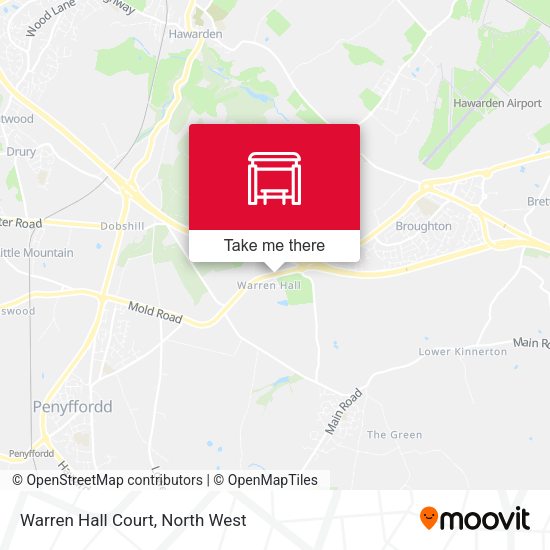 Warren Hall Court map