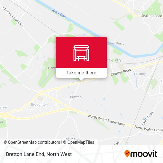 Bretton Lane End map