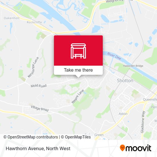 Hawthorn Avenue map