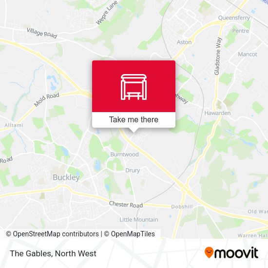 The Gables map