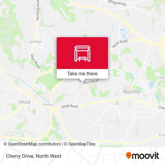 Cherry Drive map