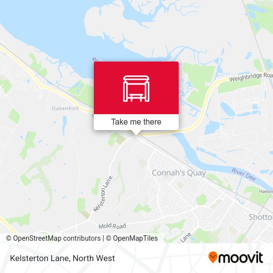 Kelsterton Lane map