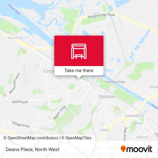 Deans Place map