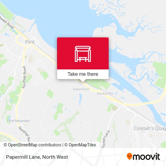 Papermill Lane map