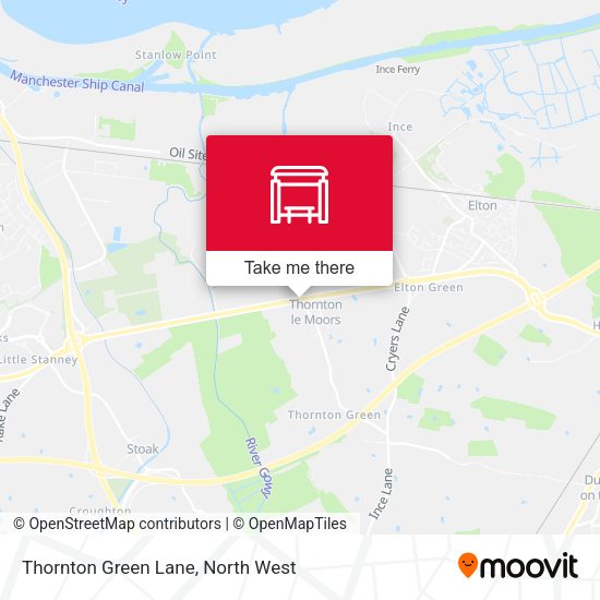 Thornton Green Lane map