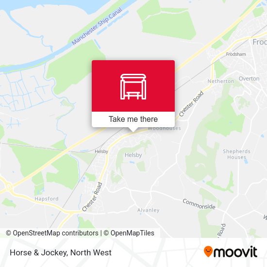 Horse & Jockey map