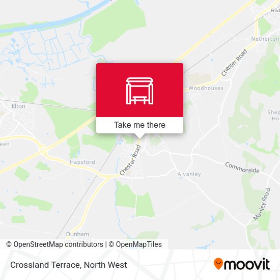 Crossland Terrace map