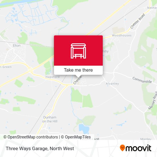 Three Ways Garage map