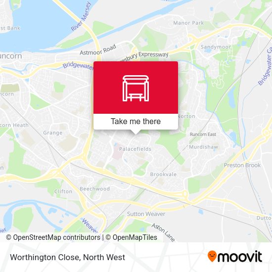 Worthington Close map