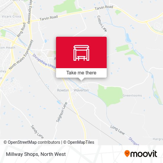 Millway Shops map