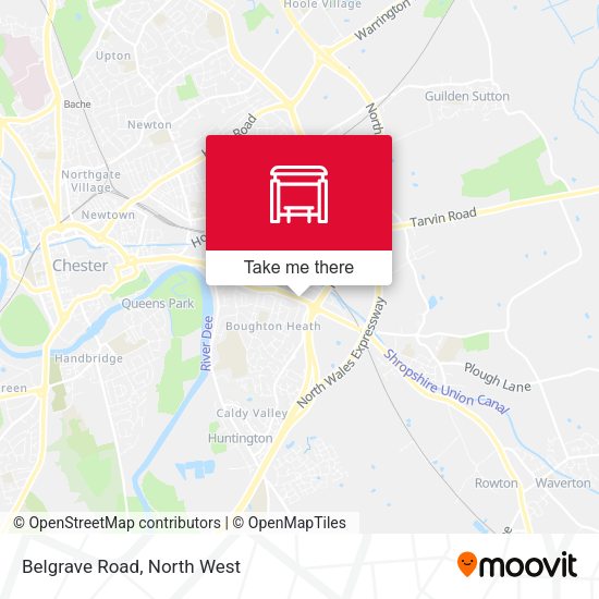 Belgrave Road map