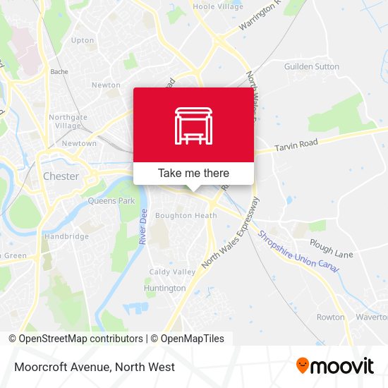 Moorcroft Avenue map