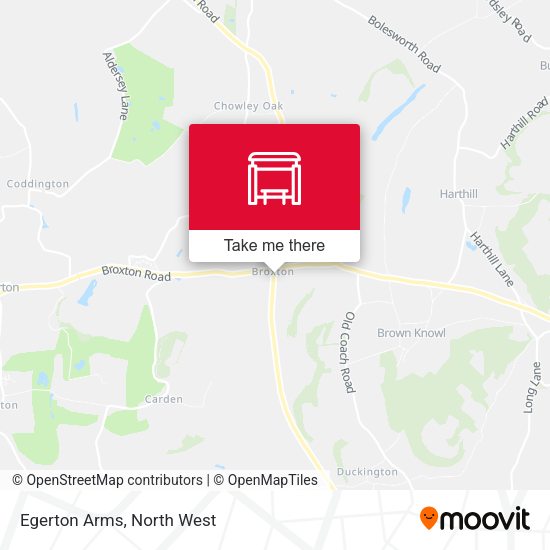 Egerton Arms map