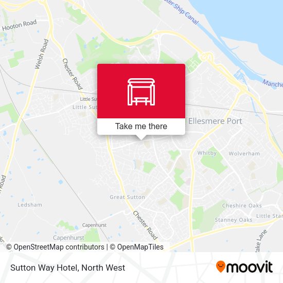 Sutton Way Hotel map