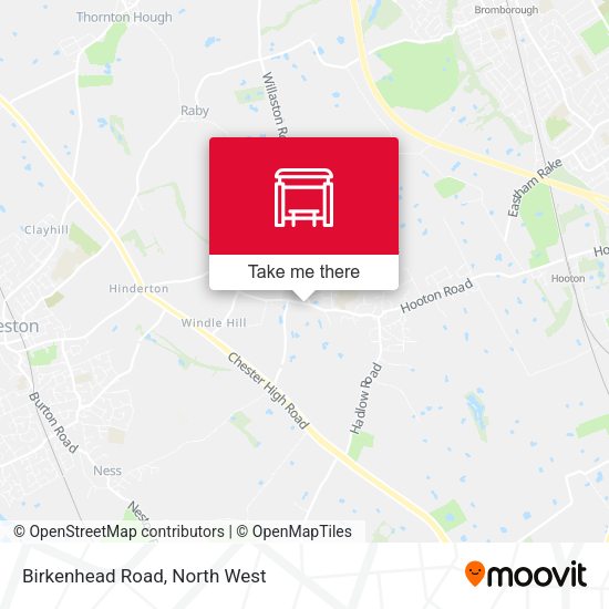 Birkenhead Road map