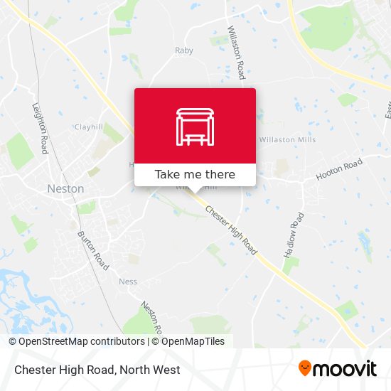 Chester High Road map