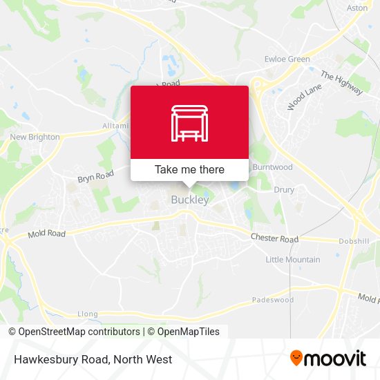 Hawkesbury Road map