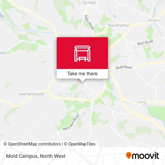 Mold Campus map