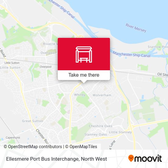 Ellesmere Port Bus Interchange map